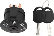 NDNCZDHC Ignition Switch 7251741 Ignition Starter Switch with 2 Keys Replacement for for Cub Cadet Mower Tractor