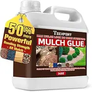 Teexpert Strong Mulch Glue for Landscaping 34OZ, Landscape Rock Glue Pea Gravel Stabilizer for Garden, Safe Rubber Mulch Lock Adhesive Water-Based for Yard, Flower Bed