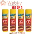 4x Mr Clean Quik And Dry Synthetic Car Chamois 40x40cm, Car Cleaning Cloth Towel