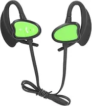 Swimming Headphones Underwater - IPX8 Waterproof Bluetooth 5.4 Open Ear Headphones with 32GB Memory, Open Ear Headphones for Diving Running Surfing (Green)