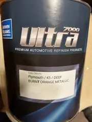 Sherwin Williams Ultra 7000 Base Coat Mopar K5 Deep Burnt Orange 1970 Cuda