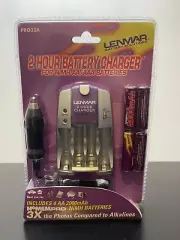 NEW Lenmar 2 HOUR BATTERY CHARGER FOR NIMH A/AAA BATUERIES