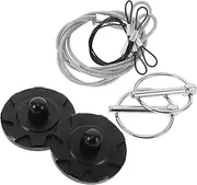 Mikinona 1 Sets CNC Aluminum Hood Pin Lock Engine Hood Security Latches for Enhanced Protection and Versatile Compatibility and Race Vehicles