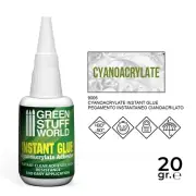 Cyanocrylate Adhesive 20gr - Professional Super Glue Adhesive Type - miniatures