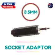 3.5MM MONO PLUG TO 6.3MM MONO SOCKET ADAPTOR