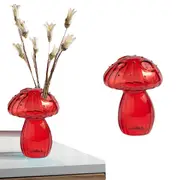 Mushroom Glass Vase Aromatherapy Bottle Creative Home Hydroponic Flower Table