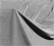 Faraday Fabric Stretch and Knitting 100% Silver Fiber Fabric,EMF/RFID/EMI/RF Blocking,Conductive Cloth Anti-Electromagnetic Radiation DIY Shielding Material (Color : Gray, Size : 1.5x1m)