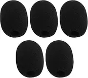 ECSiNG 5Pcs Gaming Headset Microphone Mic Pop Filter Foam Cover, 28x40mmx10mm Compatible with Astro A10 A20 A30 A40 A50