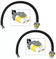 Extension Wire Pigtail Female Ceramic C H11 Two Harness Head Light Low Beam Plug
