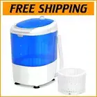 Ultra-Lightweight 11lbs Mini Washer & Spinner Combo - Perfect for Dorms & Homes