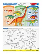 Melissa & Doug dinosaurs colour-a-mat