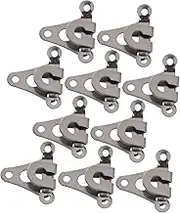 ARTIBETTER 10Sets Pants Hooks and Eyes Fasteners for Skirts and Bras Durable Sewing Hook and Eye Closures for DIY Craft Projects Resistant and Stylish Design
