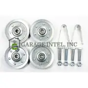 Extension Spring 3" Pulley Kit Garage Door Sheave Hardware Included