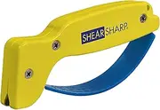 ShearSharp Scissors Sharpener Kitchen Knife Sharpener - Yellow/Blue, AS15896