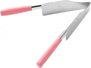 Stainless Steel Cake Slicers Adjustable Pie Cutter for Kitchen Parties Pastry Dark Pink