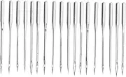 Gogogmee Sewing Machine Needles for Knits 60 Pcs Sizes 9-18 Sturdy Regular Point Flat for Home Use