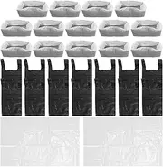 Cat Litter Bags - Sifting Heavy Duty 14-Count Litter Bags - Pet Housebreaking Supplies for Multi-Pet Households Odor Control Small Spaces Family Friends