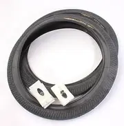 KHE MAC3 BMX Tyre Set with TPU Tubes, 2.40 Inch, Ultralight 690 g per Tyre, Double Carcass 6.9 Bar