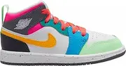 [Jordan] Little Kid's 1 Mid SE White/Taxi-Dark Shadow (FN1188 100)