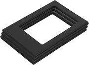 HAMPPLIES 3pcs 3 Inch Photo Frame Refrigerator Wallet Size Photo Frame Small Picture Frames Picture Holder Mini Frames Wallet Photo Frame Acrylic Frames Wallet Picture Frame Black Magnet