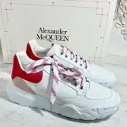 NWT Alexander McQueen Court Larry Oversized Platform Trainer Sneaker White 39.5