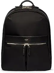 KNOMO Beaufort 15.6" Womens Laptop Backpack Work Bag Large Travel Rucksack, Black