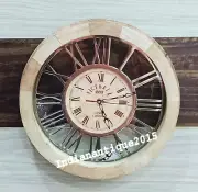 Nautical Wooden Wall Clock Victoria Design Time Clock Vintage Wall Home Decor Ru