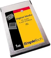 SimpleTech STI-ATAFL/1GB 1GB ATA Flash PC Card