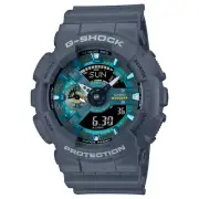 Casio G-Shock GA110AS-2A 100 SERIES Analog-Digital Navy Blue Resin Wrist Watch
