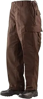 Tru-Spec Classic BDU Tactical Pants for Men - GSA/TAA Compliant BDU Pants with Cargo Pockets, Reinforced Seat and Knees, Adjustable Waist & Legs, Brown - 3XL