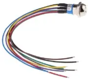 Apem JD SERIES KEY SWITCH JD9H126W 4A 28VDC 3-Way DPST Latching, Key Trapping