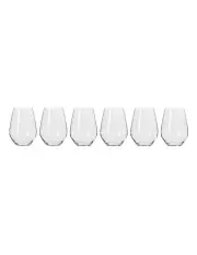[Krosno] Harmony Stemless Wine Glasses Set of 6 540ml Gift Boxed