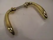 ws IZERWAREN 12.J49 POLISHED GOLD LEVER HANDLE SET 9mm YACHT QUALITY 211376
