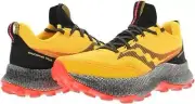 New Men's Saucony Endorphin Trail Hiking Shoes Size 8-12 Yellow S20647