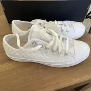 Size 8 - Converse Chuck Taylor All Star Low Dream Weave - White Egret W