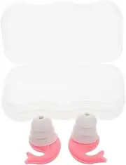 HONMEET Noise Reduction Earplugs Waterproof for Sleep Swimming Work Comfortable Fit Stylish Whale Pattern Reusable for Adults