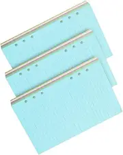 LALAFINA A5 Loose Leaf Notebook Paper 5 Color Refills Binder Replacement 7mm Spacing