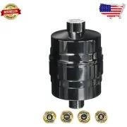 Modern Chrome Shower Filter - NSF Certified for Chlorine Reduction & Soft Skin