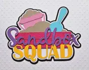 Sandbox Squad Girl Title. Scrapbook, Card Making Paper Piecing