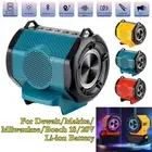 Fits Makita/Bosch/Milwaukee/Dewalt 18V Battery Portable Bluetooth Stereo Speaker
