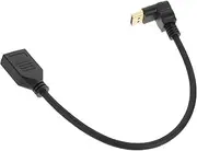 GREENADSCAPE Ergonomic Up-curved Display Port Cable Dp 1.2 Male to Female Adapter Monitor and Tv Connection Cable