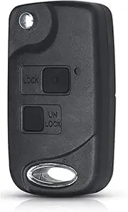 FLJKCT Remote Key Shell + Button Pad Modified Flip Car Key,for Lexus RX300 LS400 LS430 ES330 SC430 IS300 LX470 RX330 RX350 GS300