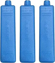 3PCS 200ML Reusable Ice Packs, Long Lasting Freezer Blocks for Cooler Food Beverage Refrigerator Air Conditioner Fan