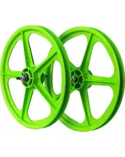 Skyway TUFF II 20" BMX Wheel Set 20" Green