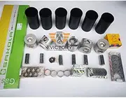 for Mitsubishi 6D16-T 6D16T 6D16 Rebuild kit Engine Overhaul Gasket Piston Liner