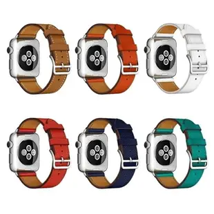 免運 錶帶 適用apple watch4錶帶蘋果手錶帶S4軟真皮iwatch2/3代女男38/42mm1代iphone seriesm