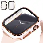 [2 Pack] HD Clear Ultra-Thin Overall Protective Cover Case for iWatch Series 6 5