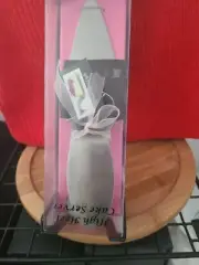 Wild Eye Designs High Heel Cake Server Black Magnetic Heel Stainless Steel NIB