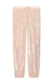 Victoria Secret Iridescent Sequin Lounge Pants Xs *NWT*