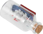 Boat Drift Bottle Glass Model Sailing Ship Ocean Theme Decor